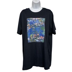 Navy Blue Monet Artist Graphic Tee